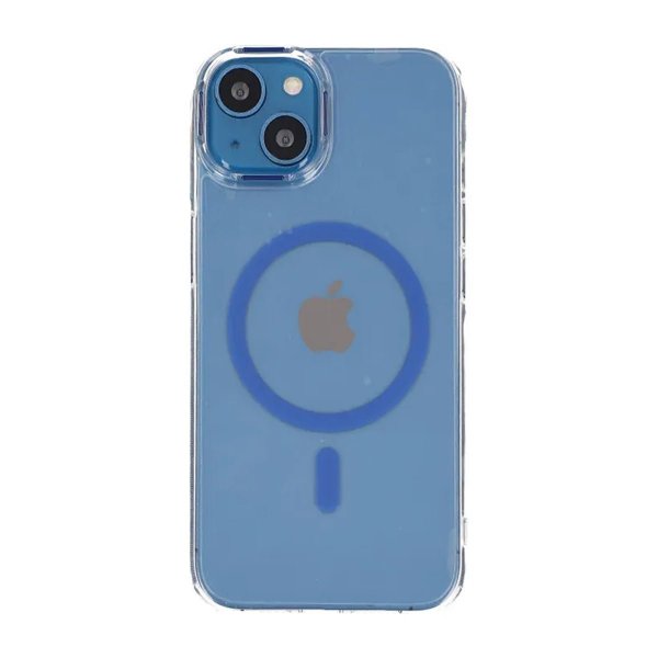 iPhone 13/iPhone 14 Cover TPU MagSafe Blå