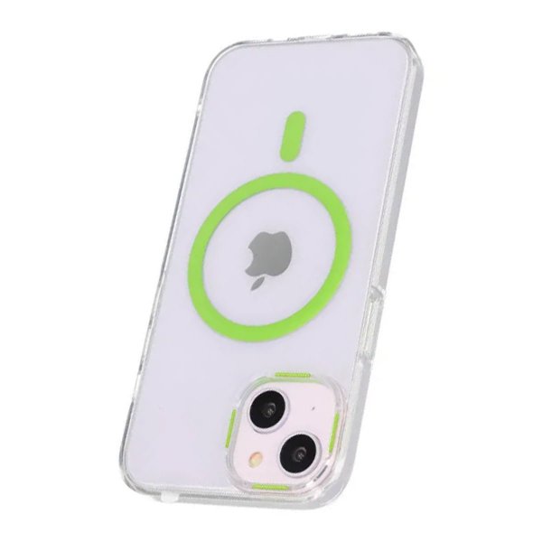 iPhone 13/iPhone 14 Cover TPU MagSafe Grøn