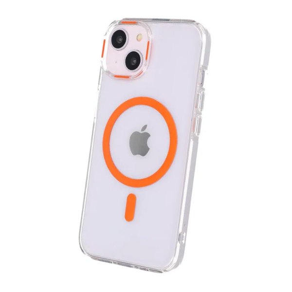 iPhone 13/iPhone 14 Cover TPU MagSafe Orange