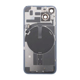 iPhone 14 komplett glasbaksida - Blå