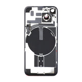 iPhone 14 komplet glasbaksida - Rød