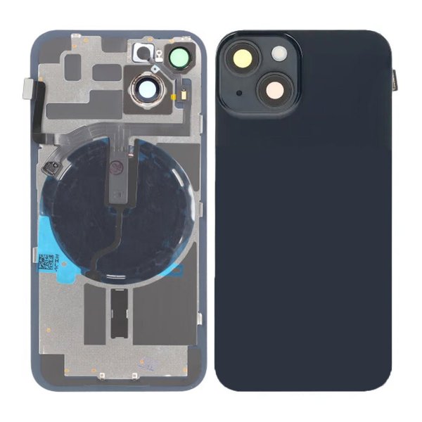iPhone 14 Bagside Glas OEM - Sort