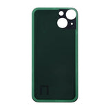 iPhone 14 Bagside Glas med Selvklæbende tape - Rød