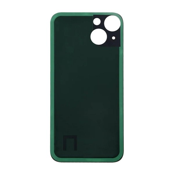 iPhone 14 Bagsideglas med Selvklæbende tape - Sort