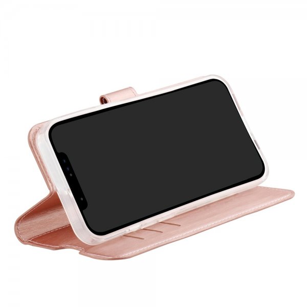 Vivanco iPhone 14 Cover Classic Wallet Rosaguld