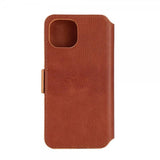 Krusell iPhone 14 Cover Leather PhoneWallet Cognac
