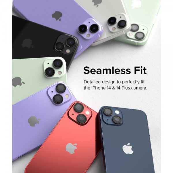 Ringke iPhone 14/iPhone 14 Plus Kamerabeskyttelse Kameralinseramme Sort