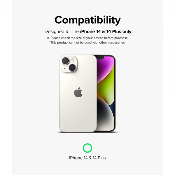Ringke iPhone 14/iPhone 14 Plus Kamerabeskyttelse Kameralinseramme Sort