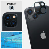 Spigen iPhone 14/iPhone 14 Plus Kamerabeskyttelse Glas.tR Optik 2-pak Sort