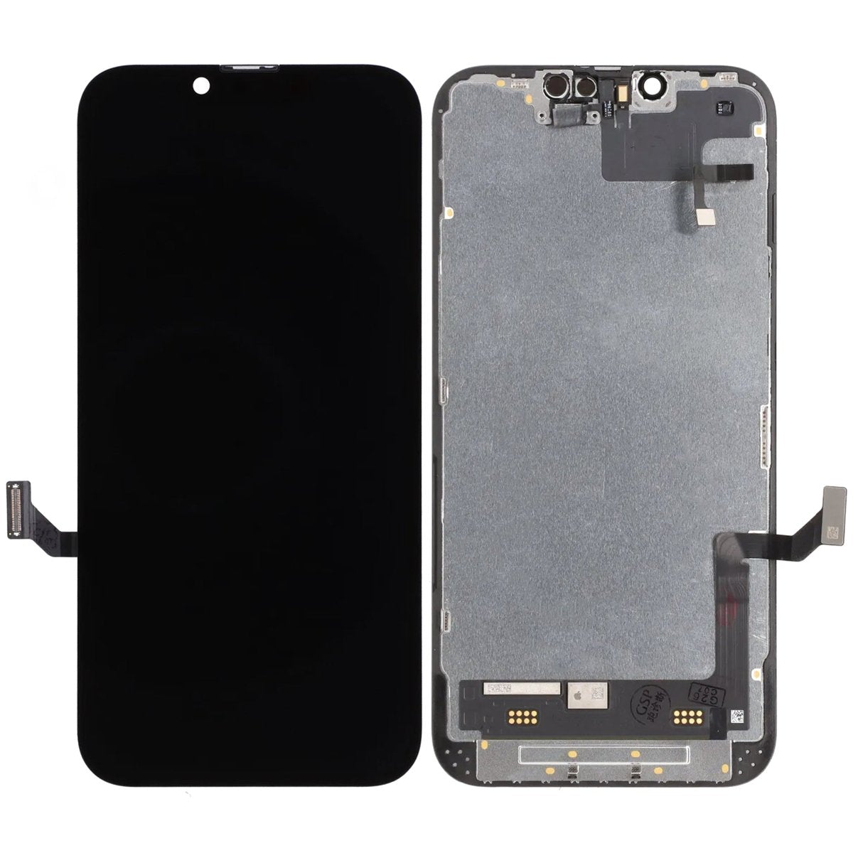 Original iPhone 14 LCD-skærm med nyt frontglas – diagnostik bestået