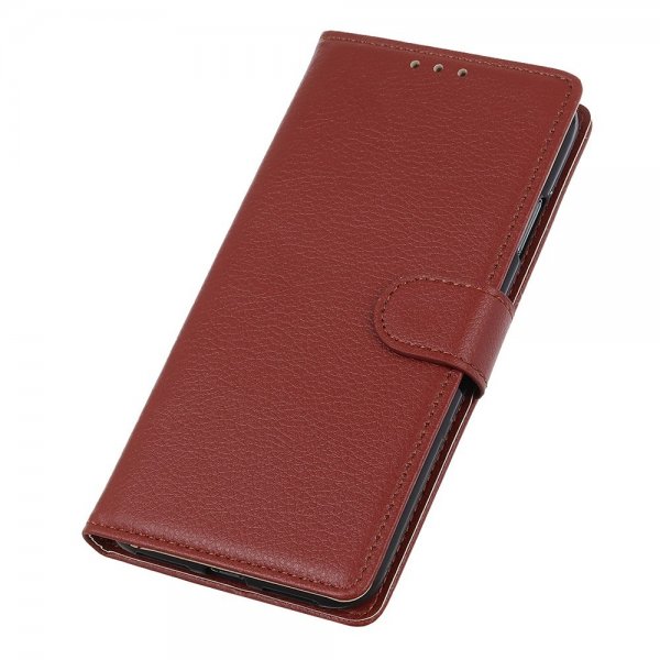 iPhone 14 Plus Cover Litchi Brun