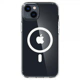 Spigen iPhone 14 Plus Cover Crystal Hybrid MagFit Hvid