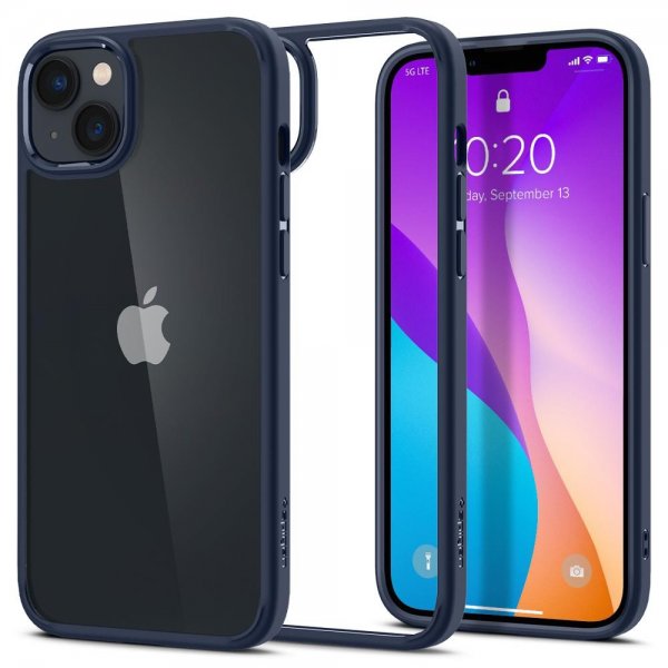 Spigen iPhone 14 Plus Cover Crystal Hybrid Navy Blue