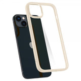Spigen iPhone 14 Plus Cover Crystal Hybrid Sand Beige
