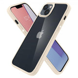 Spigen iPhone 14 Plus Cover Crystal Hybrid Sand Beige