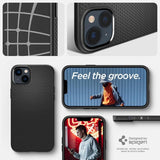 Spigen iPhone 14 Plus Cover Liquid Air Matte Black