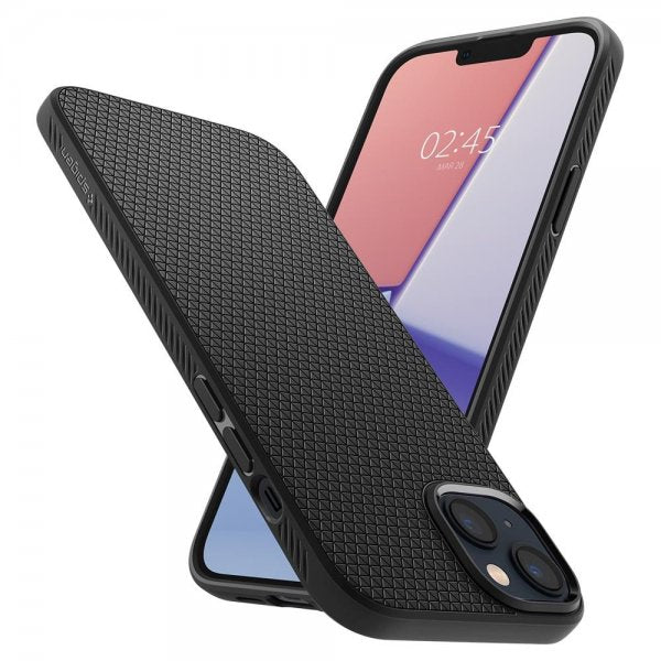 Spigen iPhone 14 Plus Cover Liquid Air Matte Black