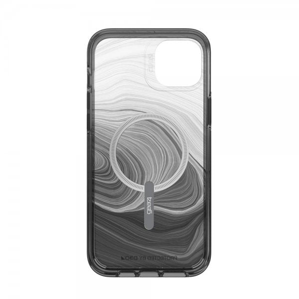 Gear4 iPhone 14 Plus Cover Milan Snap Black Swirl