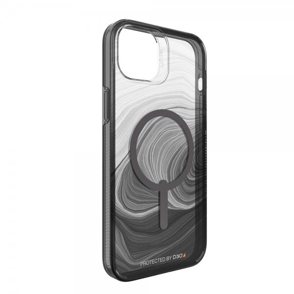 Gear4 iPhone 14 Plus Cover Milan Snap Black Swirl