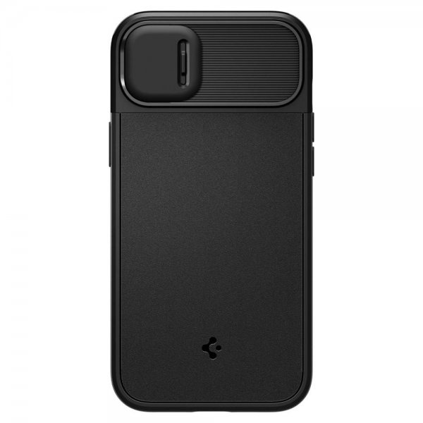 Spigen iPhone 14 Plus Cover Optik Armor MagFit Sort