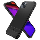 Spigen iPhone 14 Plus Cover Rugged Armor MagFit Mat Sort