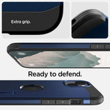 Spigen iPhone 14 Plus Cover Tough Armor MagFit Navy Blue