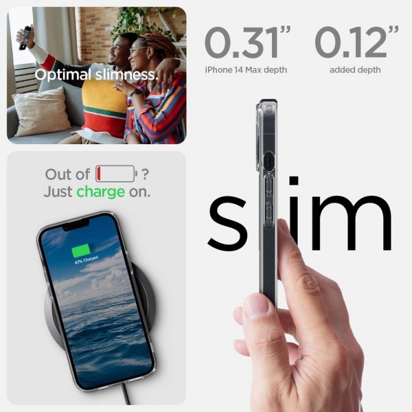 Spigen iPhone 14 Plus Cover Ultra Hybrid MagFit Carbon Fiber