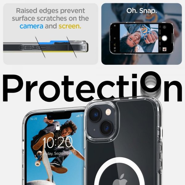 Spigen iPhone 14 Plus Cover Ultra Hybrid MagFit Hvid