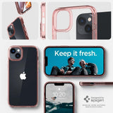 Spigen iPhone 14 Plus Cover Ultra Hybrid Rose Crystal