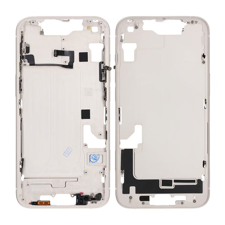 iPhone 14 mellemramme med små dele OEM - Hvid
