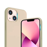 Rvelon iPhone 14 Cover Silikone Beige