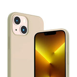 Rvelon iPhone 14 Cover Silikone MagSafe Beige