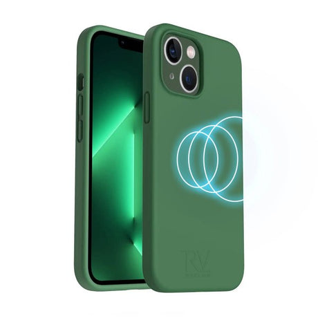 Rvelon iPhone 14 Cover Silikone MagSafe Grøn