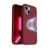 Rvelon iPhone 14 Cover Silikone MagSafe Rød