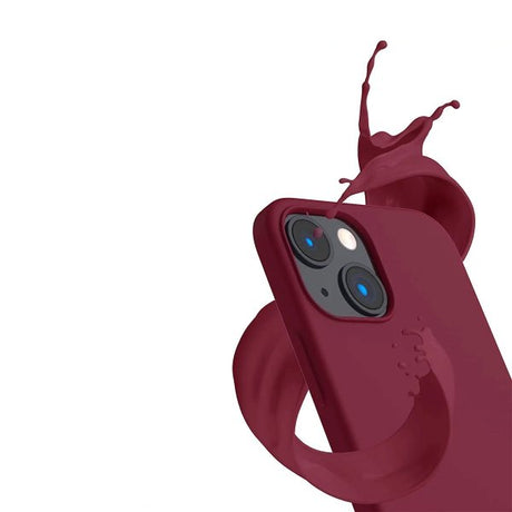 Rvelon iPhone 14 Cover Silikone MagSafe Rød