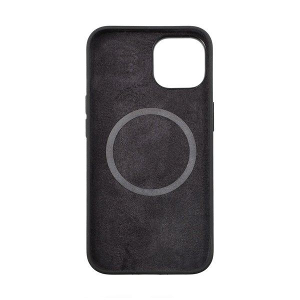 Rvelon iPhone 14 Cover Silikone MagSafe Sort
