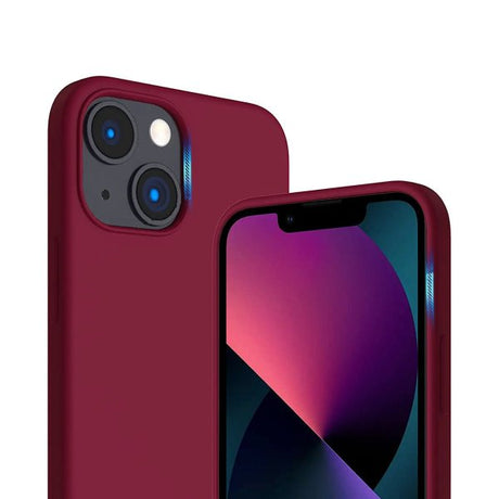 Rvelon iPhone 14 Cover Silikone Rød