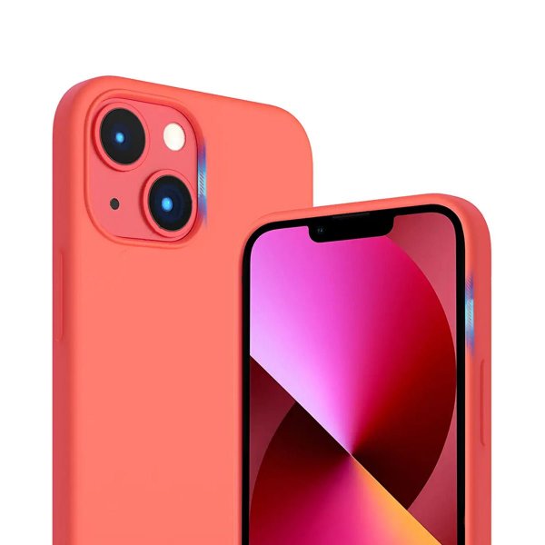 Rvelon iPhone 14 Cover Silikone Rosa