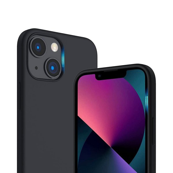 Rvelon iPhone 14 Cover Silikone Sort