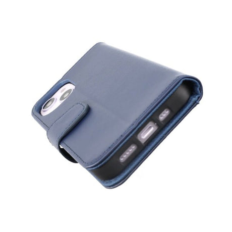 Rvelon iPhone 14-cover med udtrækkeligt kortrum, blå