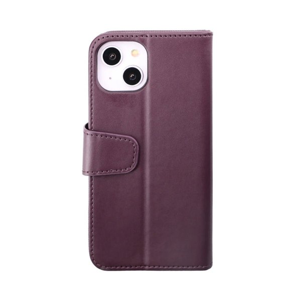 Rvelon iPhone 14 Cover Udklappeligt Kortrum Lilla