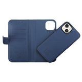 Rvelon iPhone 14 Cover Magnetisk Aftageligt Etui Blå