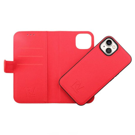 Rvelon iPhone 14 Cover Magnetisk Aftageligt Cover Rød