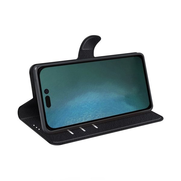 iPhone 14 Cover med Stand Sort