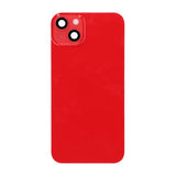 iPhone 14 Plus Bagside Glas Komplet OEM - Rød
