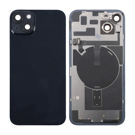 iPhone 14 Plus komplet bagsideglas – Sort