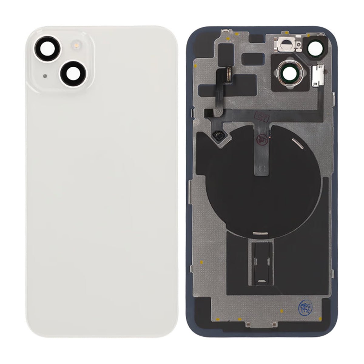 iPhone 14 Plus komplet OEM-bagsideglas – Hvid