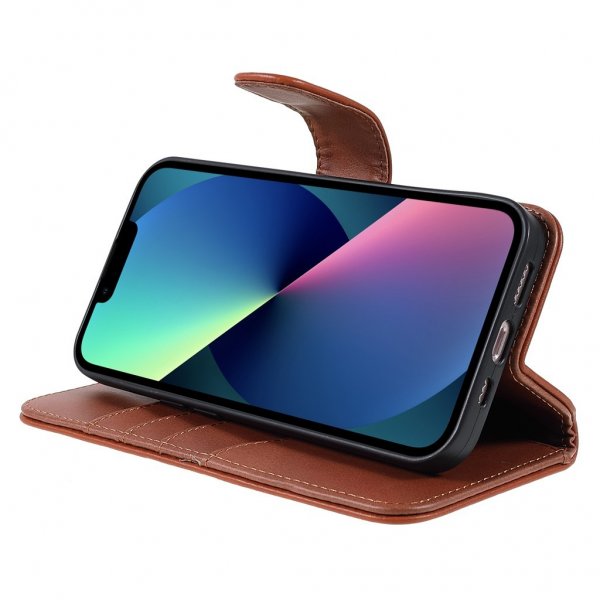 Nordic Covers iPhone 14 Plus Cover Essential Læder Maple Brown