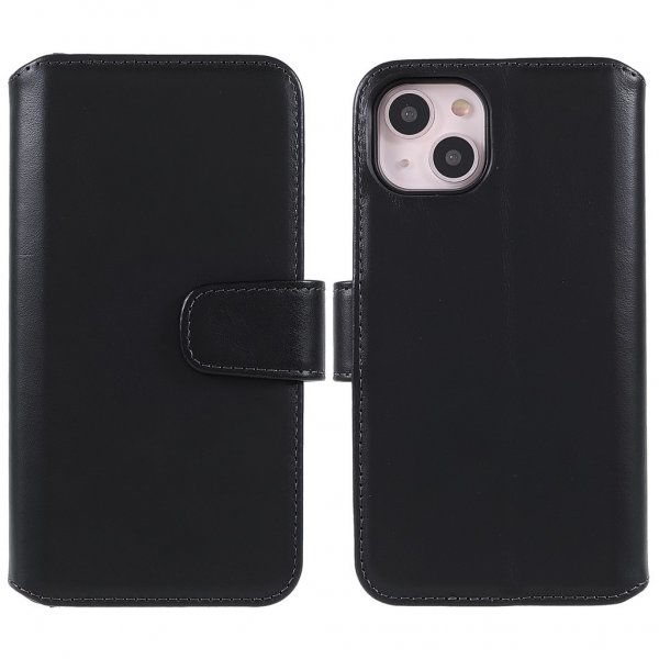 Nordic Covers iPhone 14 Plus Cover Essential Leather Raven Black