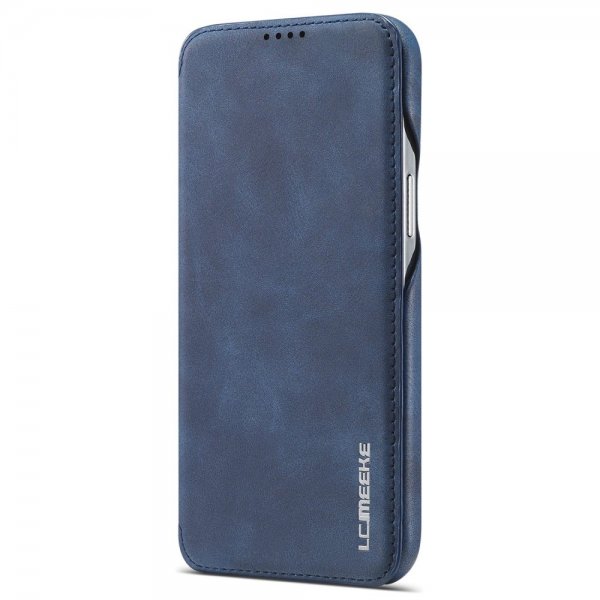 Lc.Imeeke iPhone 14 Plus Flip Cover Blå